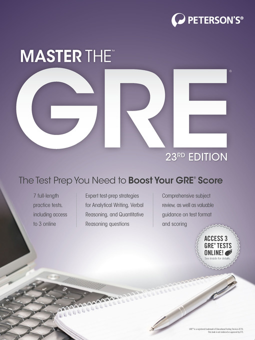 Cover image for Master the GRE, 2